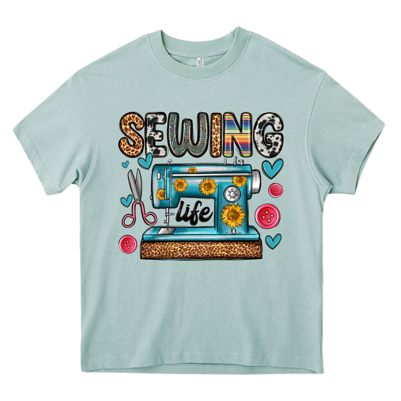 Sewing Life Heavy Core Tee by Zillion Design Studio | Teevron