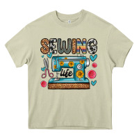 Mossy sewing life Heavy Core Tee - Zillion Design Studio