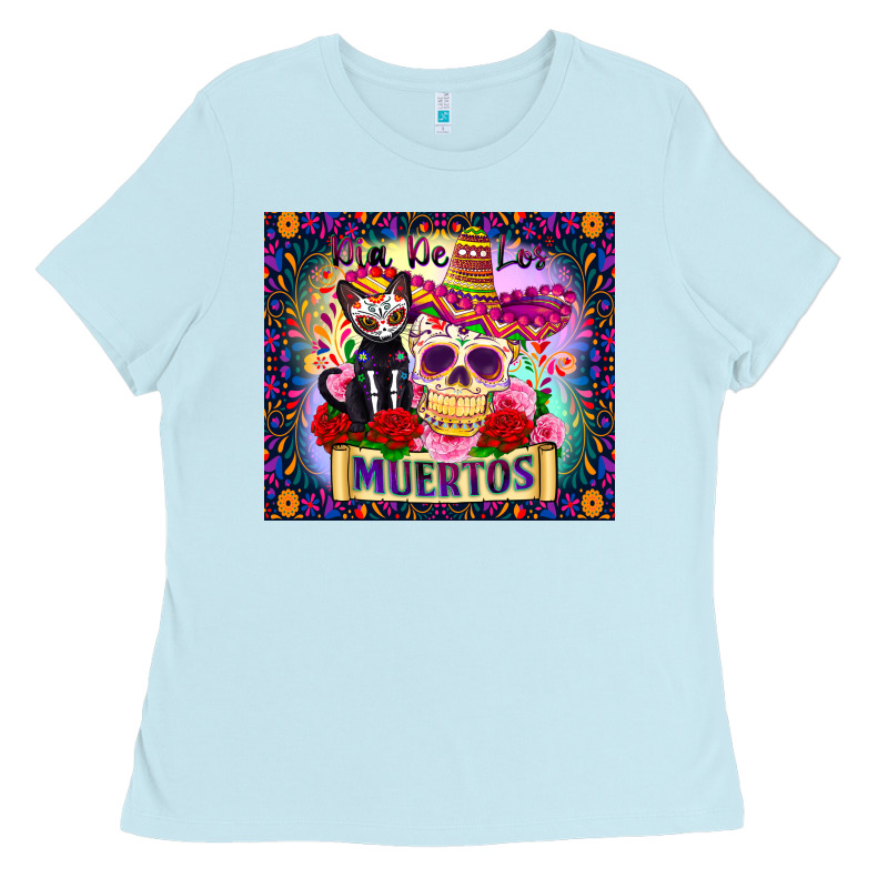 Dia De Los Muertos Ladies Tee by Zillion Design Studio | Teevron