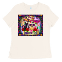 Bone dia de los muertos Ladies Tee - Zillion Design Studio