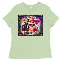 Matcha dia de los muertos Ladies Tee - Zillion Design Studio