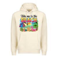 Sandshell take me to the beach Premium Hoodie - NancyCooperArtShop