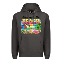 Smoke take me to the beach Premium Hoodie - NancyCooperArtShop