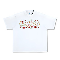 White rosses and keys Urban Heavy Tee - AdoDesignShop