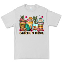 Dove Grey cafecito y chisme coffee cups Premium Tee - Zillion Design Studio