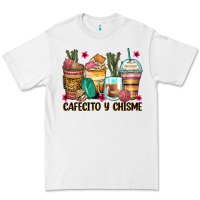 White cafecito y chisme coffee cups Premium Tee - Zillion Design Studio