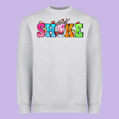Shake With Milkshake Heavyweight Sweatshirt Designed By Adodesignshop