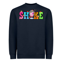 Navy shake with milkshake Heavyweight Sweatshirt - AdoDesignShop