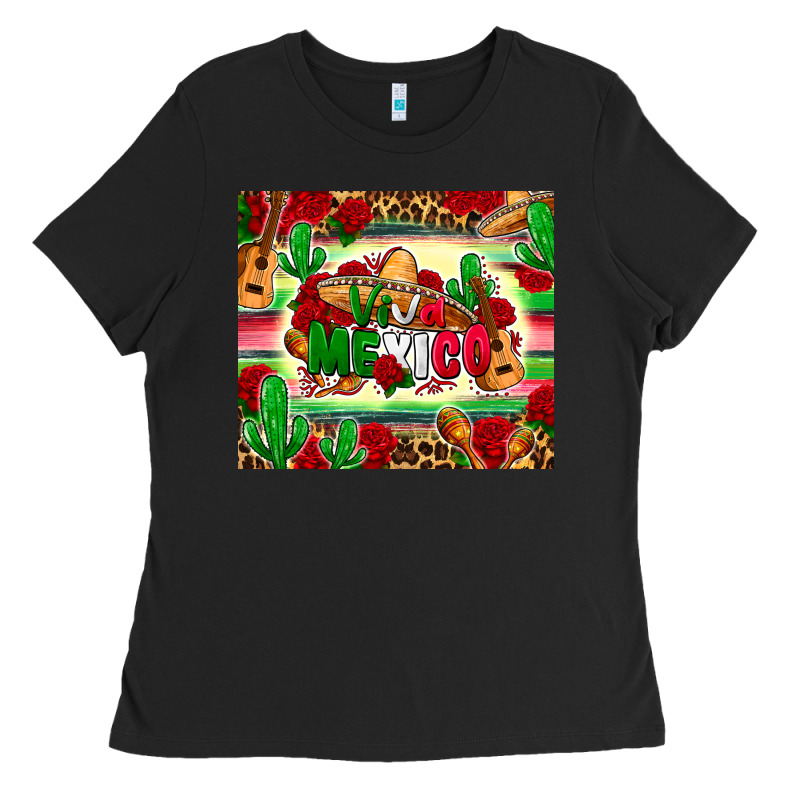 Viva Mexico Ladies Tee by Zillion Design Studio | Teevron
