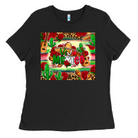 Black viva mexico Ladies Tee - Zillion Design Studio