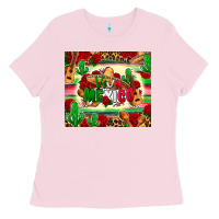 Bubblegum Pink viva mexico Ladies Tee - Zillion Design Studio