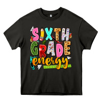 Asphalt sixth grade energy Heavy Core Tee - texasbilliewilder