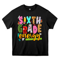 Black sixth grade energy Heavy Core Tee - texasbilliewilder