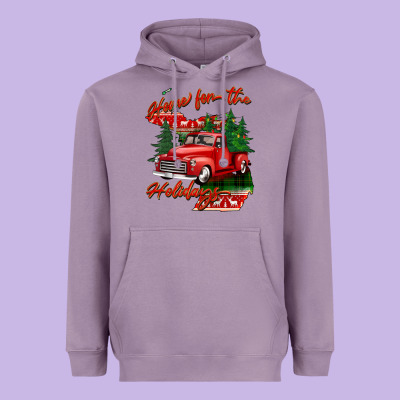 Home For The Holidays Michigan Heavyweight Hoodie Designed By Barkaloodesign