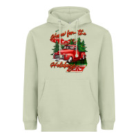 Matcha home for the holidays michigan Heavyweight Hoodie - BarkalooDesign