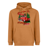 Meerkat home for the holidays michigan Heavyweight Hoodie - BarkalooDesign