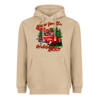 Mushroom home for the holidays michigan Heavyweight Hoodie - BarkalooDesign