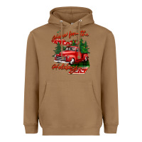 Toasted Coconut home for the holidays michigan Heavyweight Hoodie - BarkalooDesign