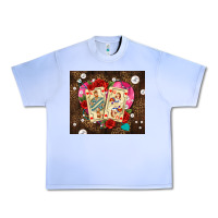 Grape Ice playing cards and pearls Urban Heavy Tee - AdoDesignShop