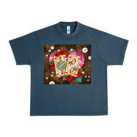 Midnight Navy playing cards and pearls Urban Heavy Tee - AdoDesignShop