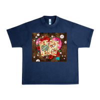 Navy playing cards and pearls Urban Heavy Tee - AdoDesignShop