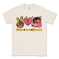 Natural peace love donuts Classic Tee - AdoDesignShop