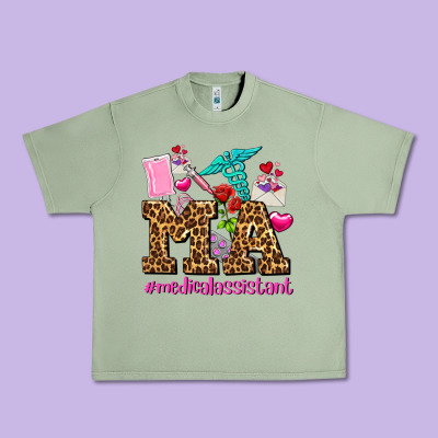 Valentines Day M A Medical Assistant Urban Heavy Tee Designed By Adodesignshop