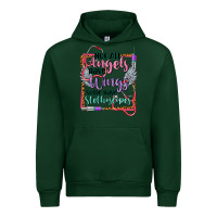 Forest Green cowgirl not all angels have wings Urban Hoodie - CowGirlArtShop