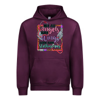 Mauve Wine cowgirl not all angels have wings Urban Hoodie - CowGirlArtShop