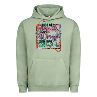 Pigment Oil Green cowgirl not all angels have wings Urban Hoodie - CowGirlArtShop