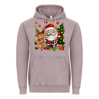 Vintage Zinc santa and reindeer Vintage Hoodie - AdoDesignShop
