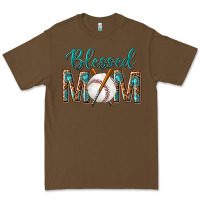 Cacao western blessed mom with baseball Premium Tee - texasbilliewilder