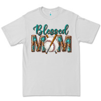 Dove Grey western blessed mom with baseball Premium Tee - texasbilliewilder
