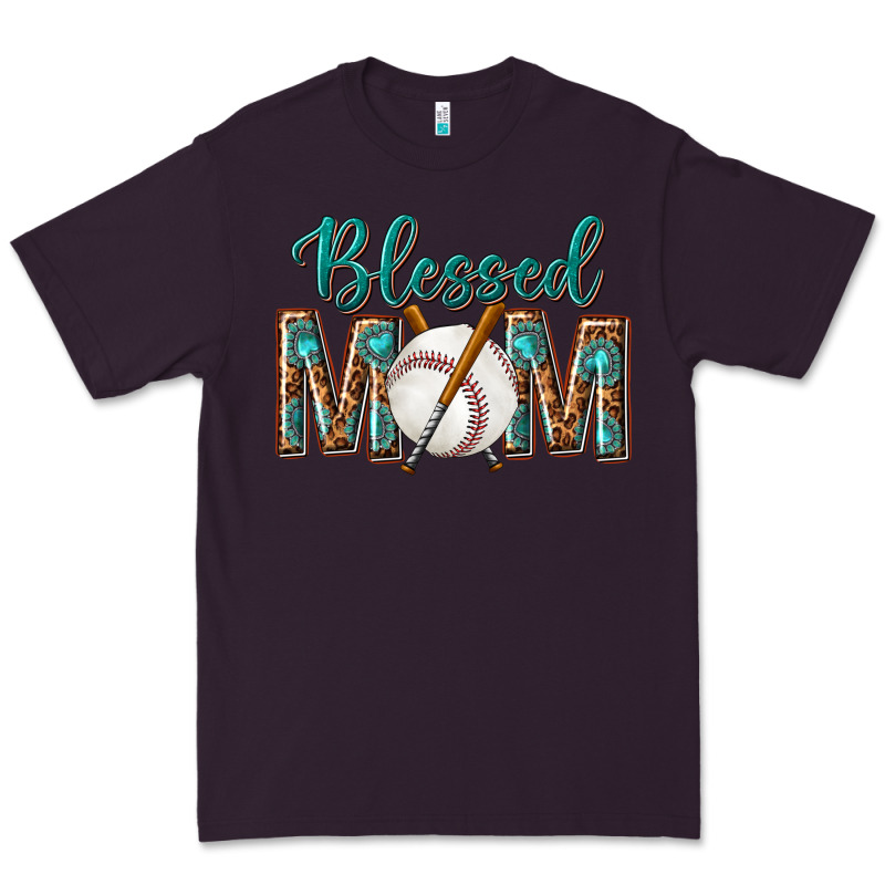 Western Blessed Mom With Baseball Premium Tee by texasbilliewilder | Teevron
