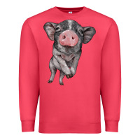 Cardinal baby pig Premium Sweatshirt - BarkalooDesign