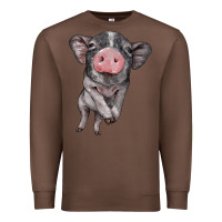 Chestnut baby pig Premium Sweatshirt - BarkalooDesign