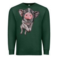 Sports Green baby pig Premium Sweatshirt - BarkalooDesign