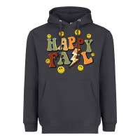 Smoke happy fall smiley face Heavyweight Hoodie - BarkalooDesign