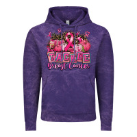 Cloud Purple tackle breast cancer with pumpkin Vintage Hoodie - AdoDesignShop