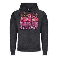 Vintage Black tackle breast cancer with pumpkin Vintage Hoodie - AdoDesignShop
