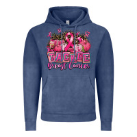 Vintage Denim tackle breast cancer with pumpkin Vintage Hoodie - AdoDesignShop
