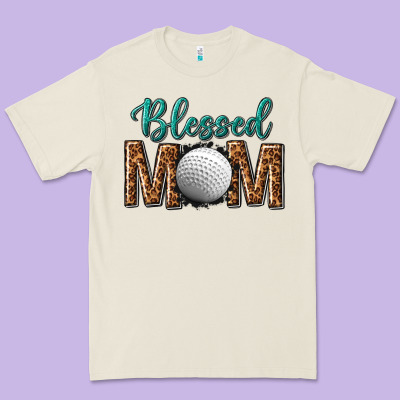 Western Blessed Mom With Hockey Premium Tee Designed By Texasbilliewilder