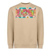 Mushroom hippie and daisys license plate template Heavyweight Sweatshirt - Artiststas