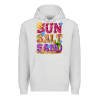 Dove Grey sun salt sand summer Premium Hoodie - NancyCooperArtShop