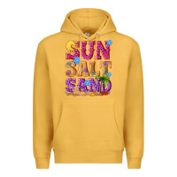 Mustard sun salt sand summer Premium Hoodie - NancyCooperArtShop