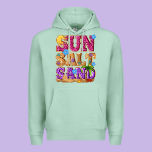 Sun Salt Sand Summer Premium Hoodie Designed By Nancycooperartshop