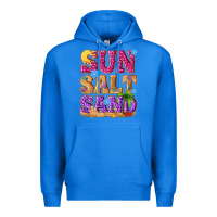 True Royal sun salt sand summer Premium Hoodie - NancyCooperArtShop