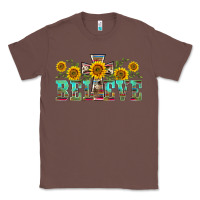 Chestnut western believe sunflowers flowers Classic Tee - BarkalooDesign