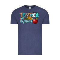 Vintage Denim teacher squad Vintage Tee - BundleAndBundleShop