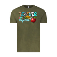 Vintage Olive teacher squad Vintage Tee - BundleAndBundleShop